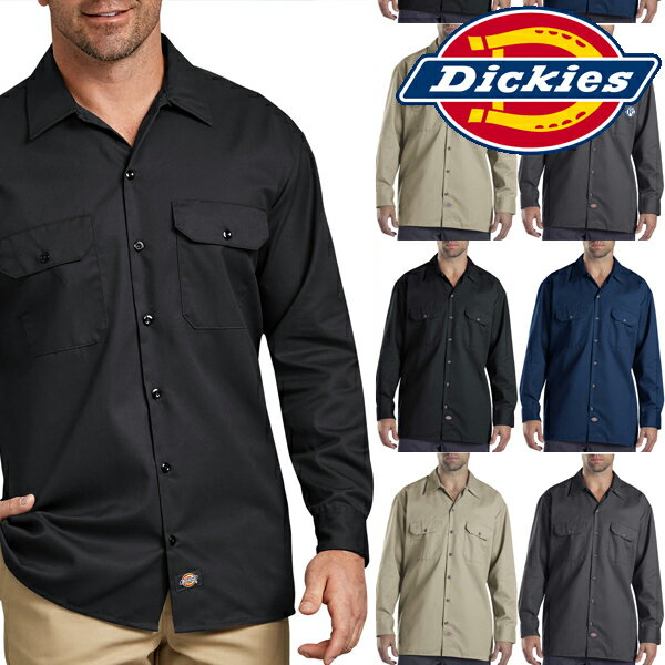 【期間限定タイムセール】【メール便 全国送料無料】DICKIES 574 長袖シャツ ディッキーズ 正規品メンズLong Sleeve original fit作業服 ワークシャツインポートブランド海外買い付け 無地 0818 アメリカ買い付け