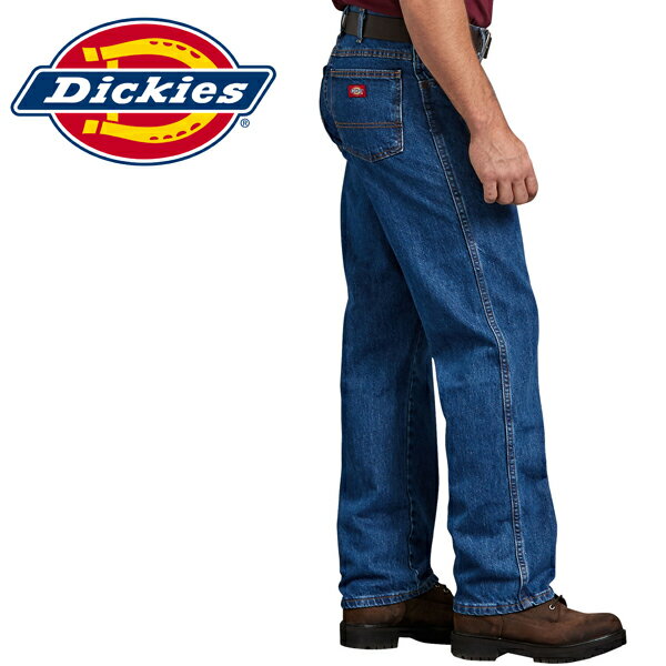 Dickies 9393　ディッキーズ正規品ワークパンツ レギュラーフィットジーンズ デニム インディゴRegular Straight Fit 5-Pocket Denim Jeans Stonewashed Indigo Blue (9393SNB)インポートブランド海外買い付け正規
