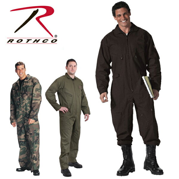 [再入荷]ロスコ　ツナギ　ROTHCOロスコ正規品アメリカ買い付けミリタリーつなぎカバーオール FLIGHT COVERALL インポートブランド海外買い付けオールインワン7502フライトカバーオール軍ものミルスペックモデル軍規格【楽ギフ_包装】[1217]