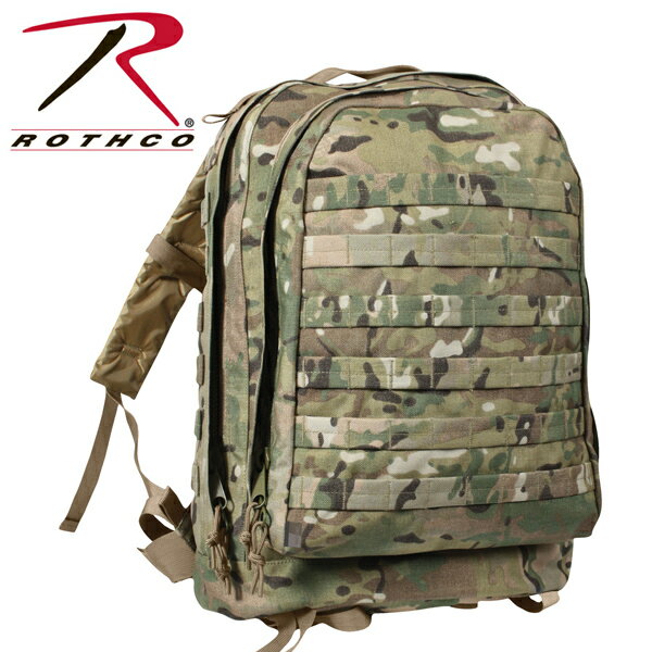 アサルトリュック キャンプ モールシステムROTHCO ロスコ バッグ正規品MOLLE II 3-DAY ASSAULT PACK-MULTICAM 1000D CORDURA NYLON 40125米軍ミリタリーブランド 海BBQバックパック ミリタリーリュック 即納 海外買い付けインポートブランド　サバイバルゲーム　 