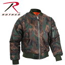 yszRothco XRKiMA-1 tCgWPbgFlight Jacket~^[MA1AE^[ Woodland CamoʃJt~^[uh R AJt~XybNfRKiC|[guhCOty7332z[1018]