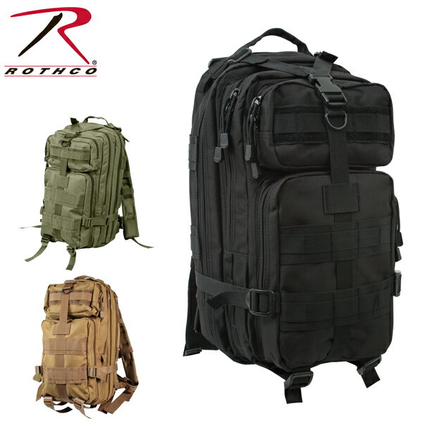 ロスコ Rothco リュックバックパック バッグMediumナイロン Transport Packトランスポートパック軍物ミリタリー キャンプ防水 2584-2289-2287ミリタリーリュック モールシステム カラビナで斧やナイフやランタンを装着可能 ブッシュクラフト 無骨キャンプ 0621