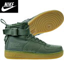 NikeiCLKiXj[J[ Air Force 1 SF AF1 Mid Casual Shoes fB[X AA3966-004 ~bh JWA V[Y Dark Stucco@C@Ȃ@VigpC|[guhCOt