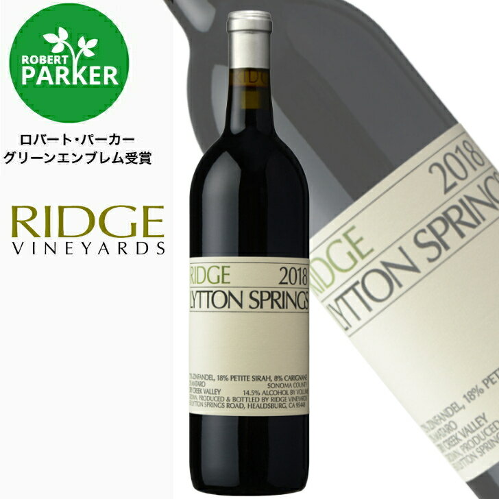 【ランキング1位】 リッジ 【 リットンスプリングス 2018 】 【正規品】 赤 辛口 ジンファンデル カリフォルニア ワイン RidgeVineyards RIDGE リッジワイン リッジヴィンヤーズ お土産 ギフト…