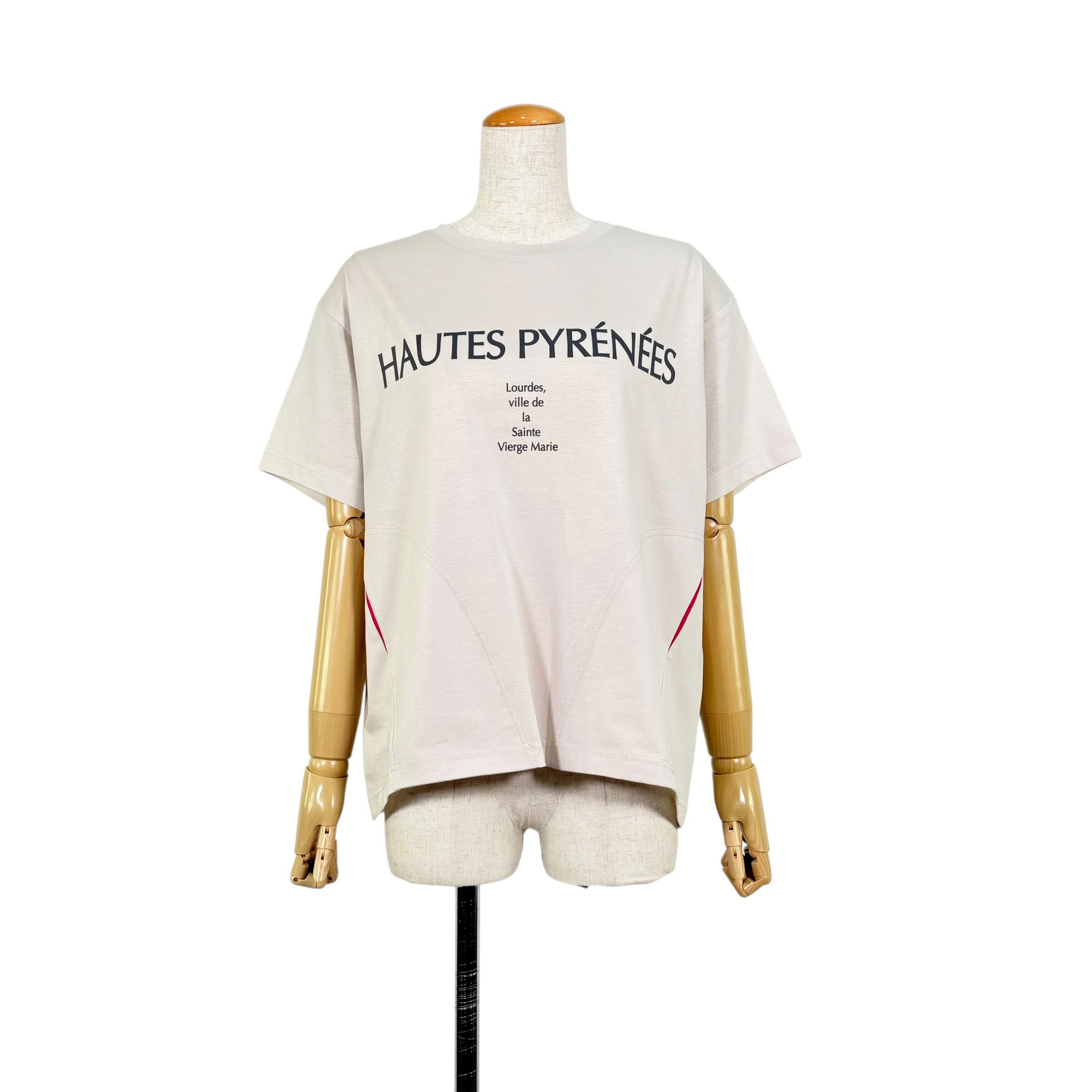 TRICOT CHIC(トリコシック) 半袖Tシャツ サイズI42 M レディース美品  - 白×マルチ トリコシック 半袖Tシャツ サイズI42 M レディース美品 -（19344224