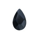 AURORA オーロラ フラットバック ペア ジェット 8mm*5mm 6P【ネイル パーツ ジェルネイル フラットバック】