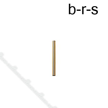 b-r-s ブルーシュ ブラシキャップ ゴールド 【ネイル ジェルネイル ネイルアート 筆 ブラシ】