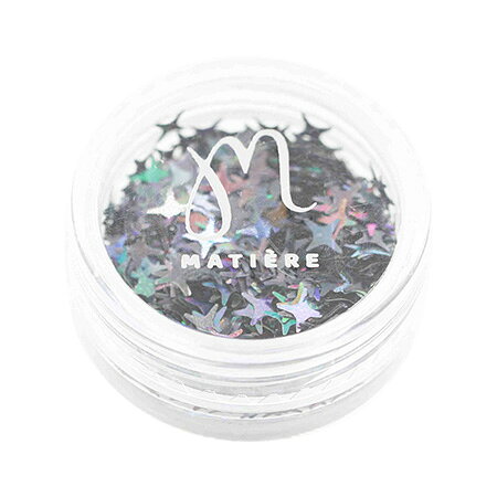 MATIERE(マティエール) きらめきホログラム ブラック　0.5g 【ネイル ネイルアート ホロ ホログラム きらめき マティエール 】【artholo】 callaca-10071019 キャラカ サンプル画像2