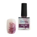 Dna Gel(ディーナジェル)NAIL INK(ネイルインク) 07 ロードライト 10ml 【ネイルインク　レッド　ワインレッド　ニュアンスアート　水彩アート　カラージェル　ディーナ】