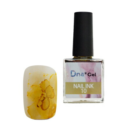 Dna Gel(ディーナジェル) NAIL INK(ネイルインク) 10 レモンクォーツ 10ml 【ネイルインク　イエロー　..
