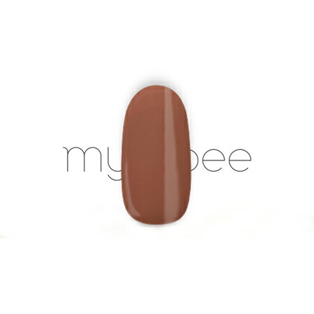 Rakuten - my&bee マイビー カラージェル FH-019M ポピー 2.5g【カラージェル　マット　ブラウン　オレンジ　ピンク　フレンチ　ワンカラー　テクスチャー　まいびー】
