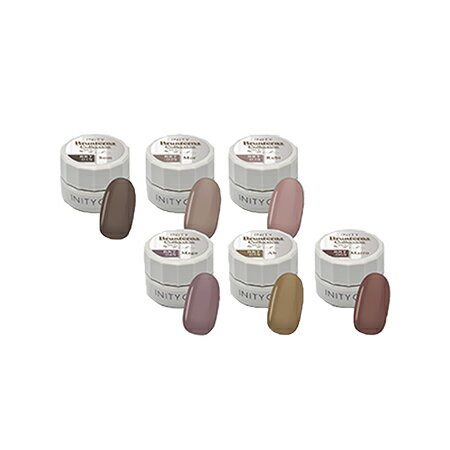 INITY アイニティ ハイエンドカラー ブランターナコレクション(6色) INS-BRT 【ブラウン ベージュ マット ニュアンスネイル アート あいにてぃ ...