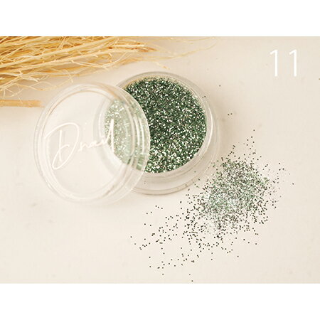 D.nail ディネイル グリッター 11 オーシャングリーン 1g 【緑】