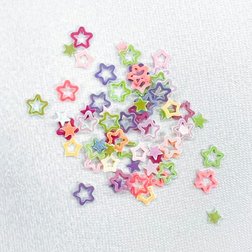 SHAREYDVA シャレドワ MIXホログラム カラフルスター【ネイル ネイルパーツ スター カラフル ホログラ..
