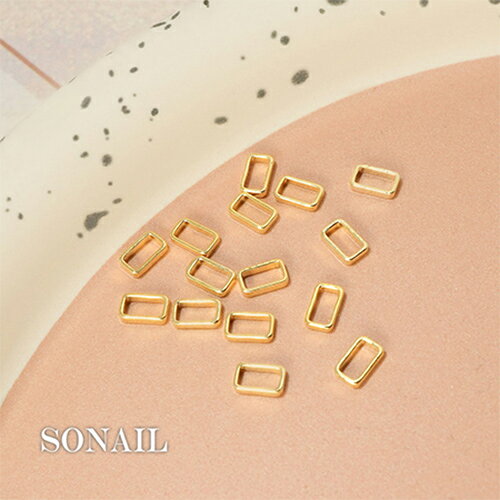 SONAIL ソネイル 角丸レクタングルフレーム ショート FY001925 15P 背面カーブなし...