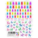 TSUMEKIRA ツメキラ MAI プロデュース Colorful Gummy Bear & Balloon Dog カラフル グミベア & バルーン ドッグ NN-MAI-001【ネイルアート ジェルネイル ネイルシール 3D グミベア バルーンドッグ】