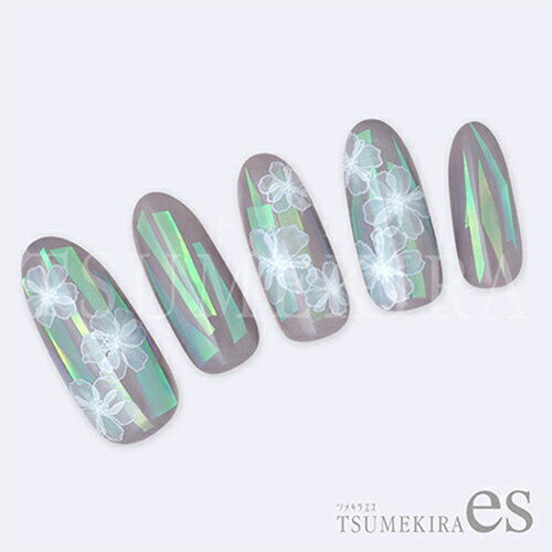 TSUMEKIRA �ĥᥭ�� es ���� filer �ץ��ǥ塼�� �������󥸡��ե�2 �ۥ磻�� ES-FIL-005�ڥե��ͥ��� ��֥꡼�ͥ��� �ե� �� �ۥ磻�� ��� �ͥ��륢���� �ͥ��륷�����