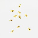 SHAREYDVA シャレドワスタッズ ドロップ 3×2mm 50P ゴールド 【ネイルパーツ スタッズ 涙型 ティアドロップ】【ネイル パーツ ジェルネイル】