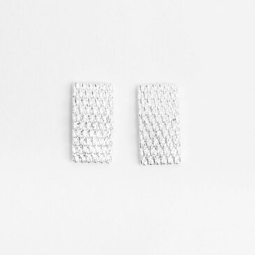 SHAREYDVA シャレドワ ネイルパーツ メッシュモロッコ レクタングル シルバー 8P 【ネイル ネイルパーツ メッシュモロッコ】