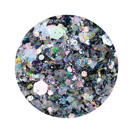 MATIERE マティエール シャインMIXグリッター2 六角ホログラム入り サンセットグリーン 1g 【ネイルアート ラメ ホロ レジン】