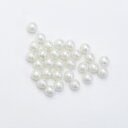 SHAREYDVA シャレドワ コットンパール ベージュ 5mm 30P(球体・穴なし) 【ネイル ネイルパーツ パール】