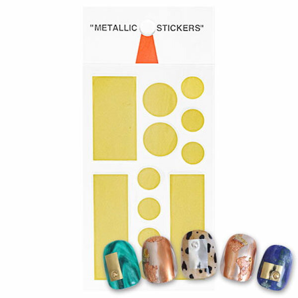 ありそうでなかったネイリスト目線でプロデュースしたメタリックシール！ 自由にカットして使用可能です。 通常剥がれやすいハーフムーンにも使いやすく、 キューティクルにも引っかかりにくい 薄さ0.04ミリで作成しました。 丸タイプを半分にカット...