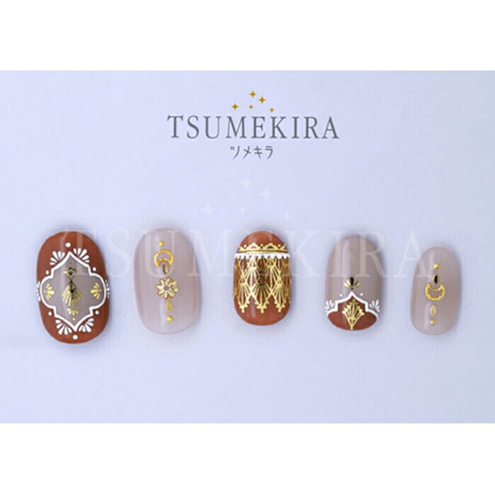 TSUMEKIRA ツメキラ Vicky Wu プロデュース6 Aztec art Gold SG-VIW-110 【ネイル ネイルアート ネイルシール】 2