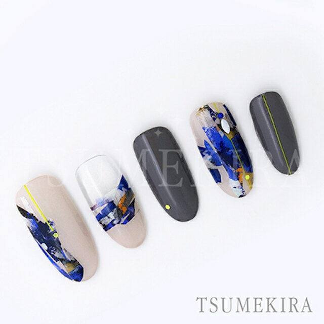 TSUMEKIRA ツメキラ 丸山美咲プロデュース3 creative modern bar fashion NN-MIS-105【ネイル ネイルアート ネイルシール】 2