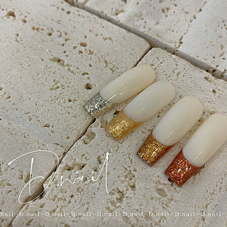 D.nail ディネイル 金箔パウダー　トパーズ【ネイルアート　箔　金箔　フィルム　...