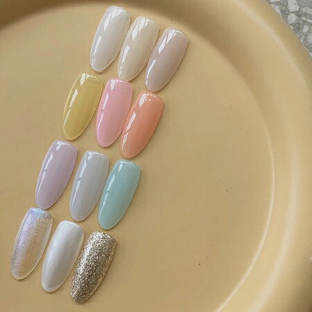 キャラカのD.nail ディネイル パレットジェル(固形)12色 セット【ジェルネイル　ケーキジェル　mithmillo ミスミロ　カラージェル】【gel固形】｜アングル2