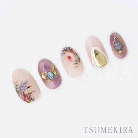 TSUMEKIRA ツメキラ KAI produce 2 tropical garden （トロピカルガーデン） NN−KAI−102【ネイルアート　シール　バタフライ　蝶々　花　ローズ　フルーツ】 2
