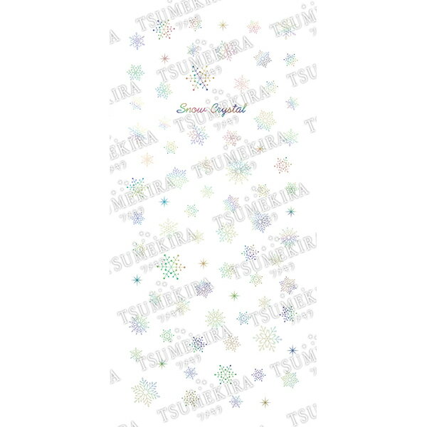 TSUMEKIRA ツメキラ Snow Crystal オーロラ SG-YUK-104(ジェル専用)【冬ネイル　オータムネイル　雪　..