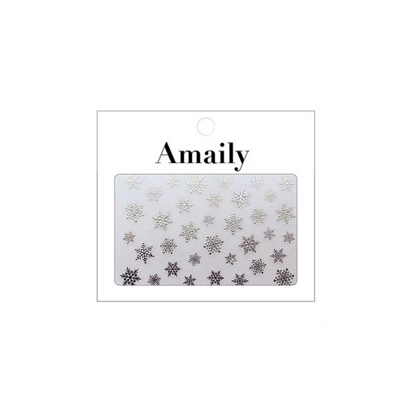 Amaily アメイリー ネイルシール No.3−22 雪の結晶 (S) 【ネイル　アート　ステッカー　ウィンター　スノー】