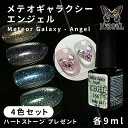 ICE GEL A BLACK アイスジェル メテオギャラクシージェル エンジェル 4色セット 9ml ハートストーンピンク プレゼント【ジェルネイル マグネッ...