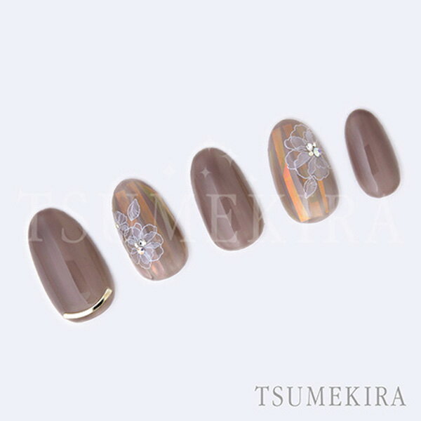 TSUMEKIRA ツメキラ filer プロデュース1 フラッフィーフラワー White NN-FIL-101...