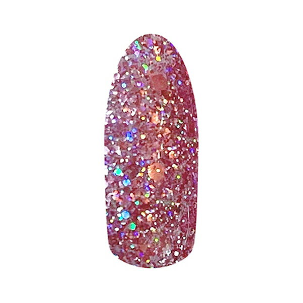 Lily gel リリージェル カラージェル KAI バブルグリッターコレクション #BG-02 ピーチバブル 3g【ネイル ジェルネイル カラージェル ピンク グリッター】