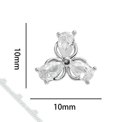 SONAIL(ソネイル) SONAIL PLUS 山崎セレクト メタルジルコニアビジュー シルバー FY000153【ネイルパー..