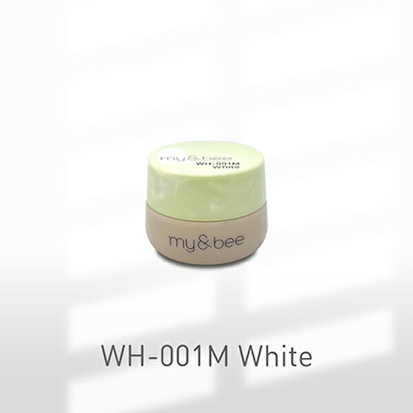 キャラカのmy&bee マイビー カラージェル WH-001M ホワイト 2.5g【ネイル カラージェル ホワイト】｜アングル2