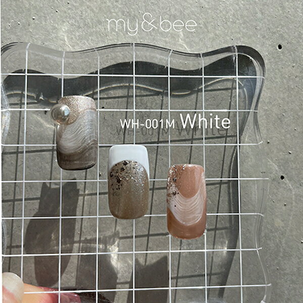 キャラカのmy&bee マイビー カラージェル WH-001M ホワイト 2.5g【ネイル カラージェル ホワイト】｜アングル3