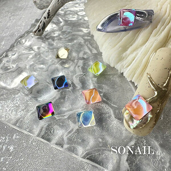 SONAIL ソネイル うるうるストーン スクエア ヴォルケーノ 6×6mm FY001424【ネイル...