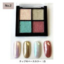 NFS Twinkle Mist-in palet トゥインクル ミストイン パレット No.2 0.5g×4色【ネイル ネイルパウダー ミラーパウダー】