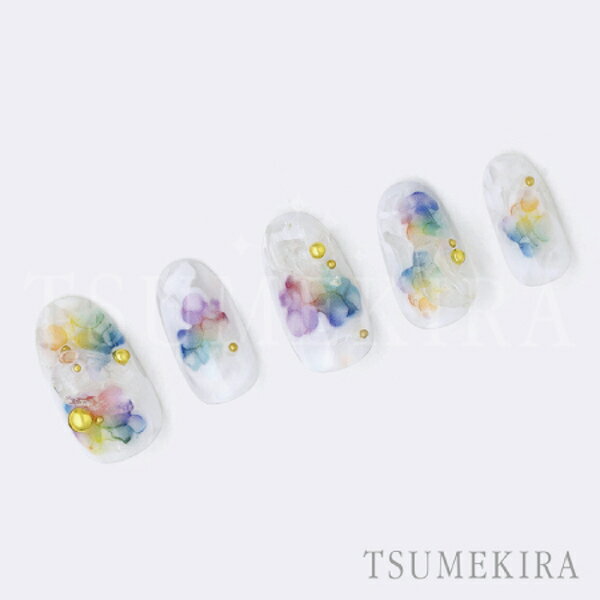 TSUMEKIRA ツメキラ インクアート colorful NN-INK-004【ネイル ネイルシール ネイルステッカー フラワー】 2