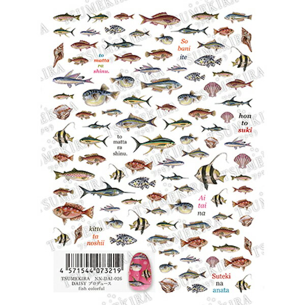 TSUMEKIRA ツメキラ DAISY プロデュース fish colorful(フィッシュカラフル) NN-DAI-026【ネイル ネイ..