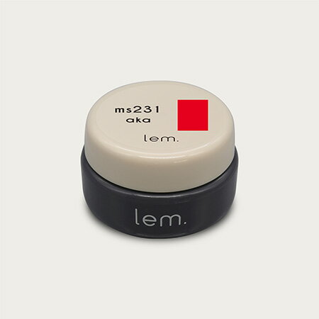 Rakuten - lem.(レム) カラージェル ms231 アカ 3g キャンバスペイント コレクション【カラージェル ジェルネイル マットカラー クリスマスネイル サンタネイル 赤】