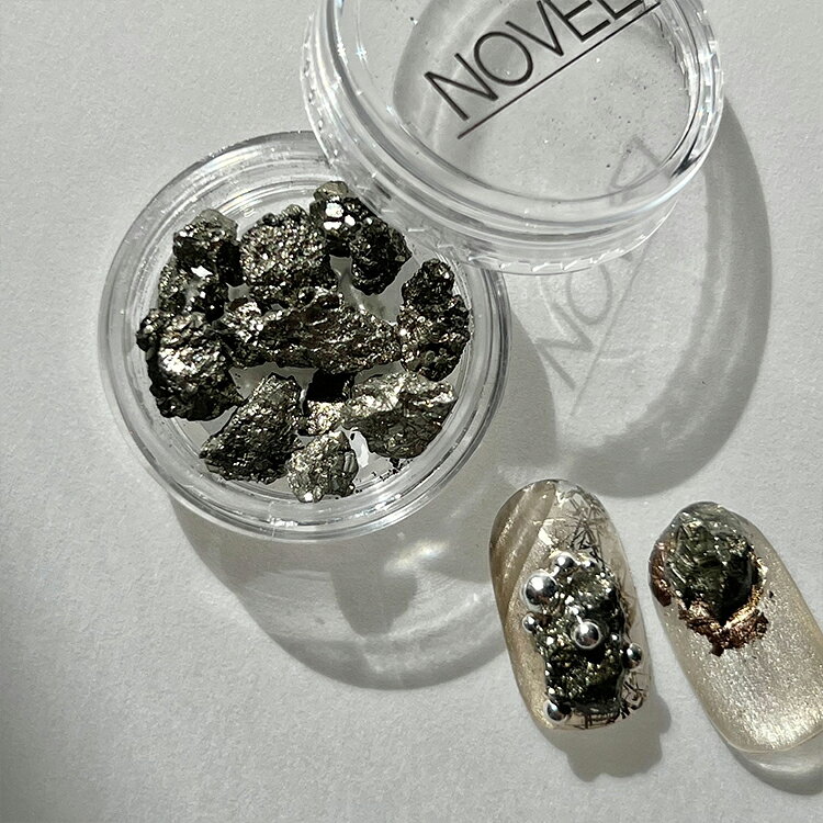 NOVEL ノヴェル パイライトストーン P884 Pyrite stone 5g【ジェルネイル ネイル ...