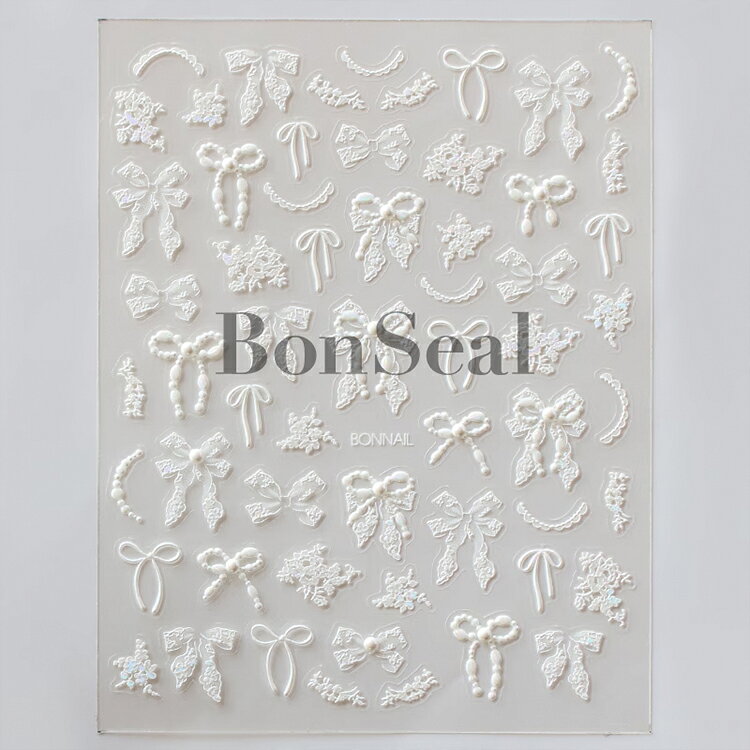 Bonnail ボンネイル BonSeal レースリボン ネイルシール【ジェルネイル ネイルアー...