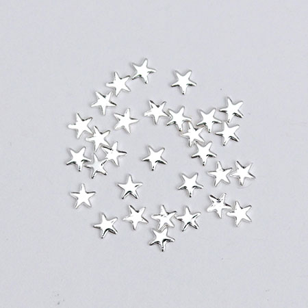 SHAREYDVA シャレドワスタッズ メタルスターミニ 3mm 30P シルバー 【ネイルパーツ スタッズ 星 スター】【ネイル パーツ ジェルネイル】