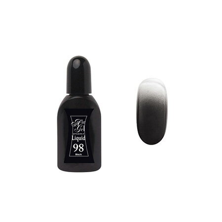 【お取寄せ】AIRTEX エアジェル リキッド 98 ブラック 15ml【ネイル パーツ ジェルネイル】