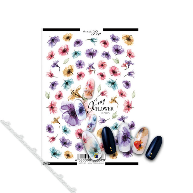 写ネイル 写ネイル エックスレイ フラワー 【ネイル パーツ ジェルネイル】