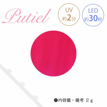 Putiel プティール カラージェル 139 ネオンピンク 2g 【ネイル パーツ ジェルネイル】